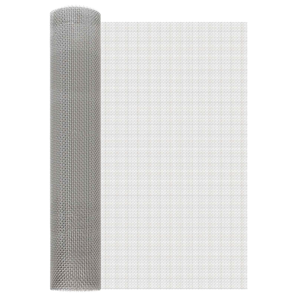 Gaas Scherm 60 x 200 cm 6 Mesh RVS 201 Zilverkleurig is nu te koop bij PeponiXL, paradijselijk wonen!