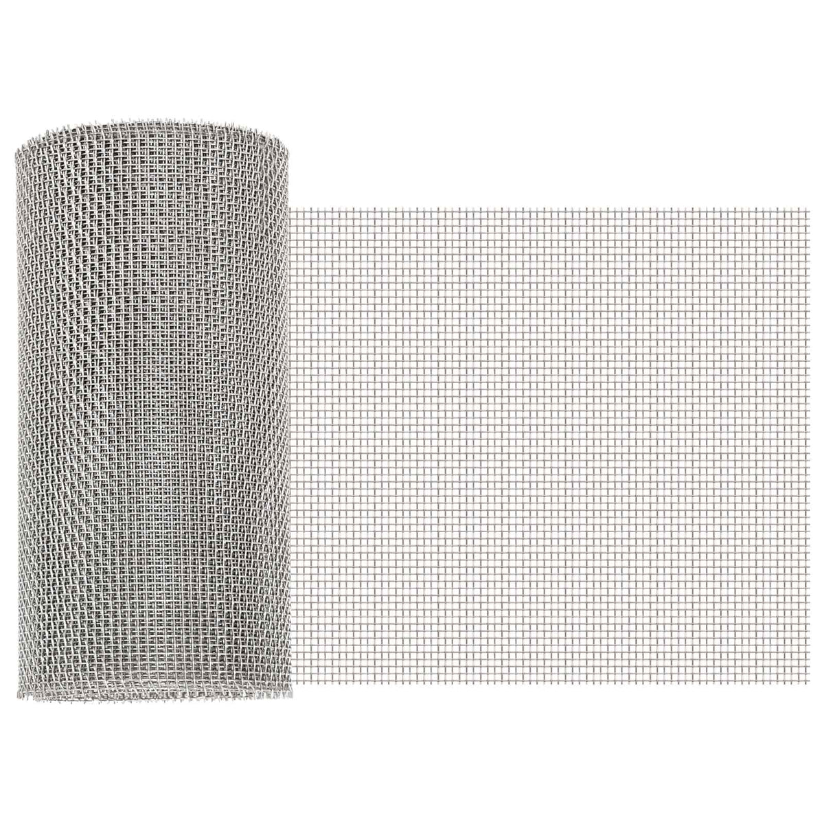 Gaas Scherm 20 x 500 cm 8 Mesh RVS 201 Zilverkleurig is nu te koop bij PeponiXL, paradijselijk wonen!