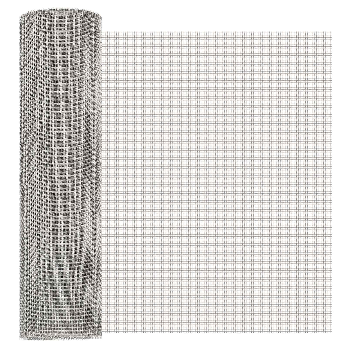 Gaas Scherm 40 x 1000 cm 8 Mesh RVS 201 Zilverkleurig is nu te koop bij PeponiXL, paradijselijk wonen!