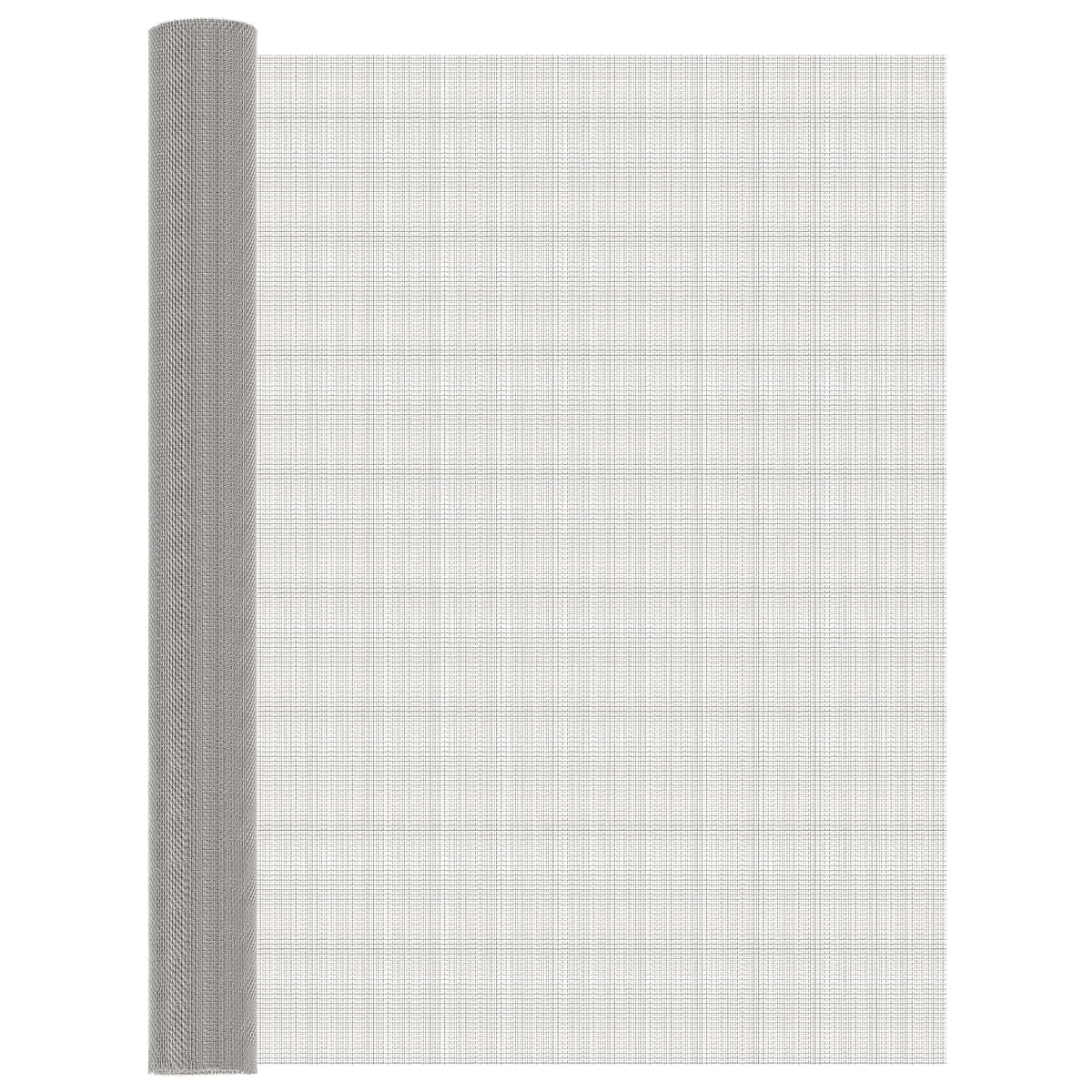 Gaas Scherm 100 x 200 cm 8 Mesh RVS 201 Zilverkleurig is nu te koop bij PeponiXL, paradijselijk wonen!