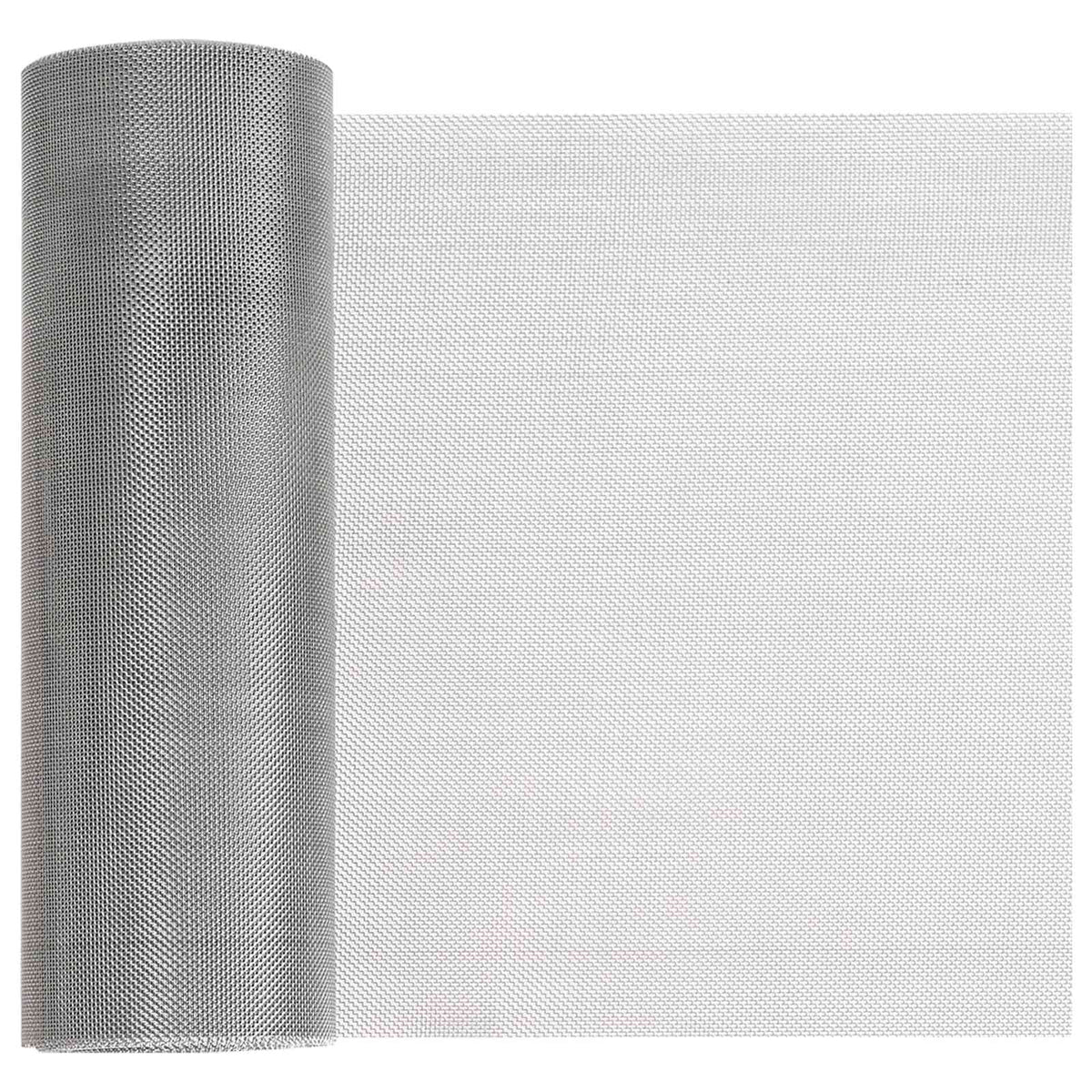 Gaas Scherm 20 x 2000 cm 30 Mesh RVS 201 Zilverkleurig is nu te koop bij PeponiXL, paradijselijk wonen!
