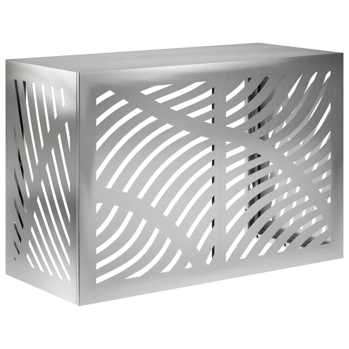 Airconditioner hoes zilver 90 x 40 x 60 cm Gegalvaniseerd staal is nu te koop bij PeponiXL, paradijselijk wonen!