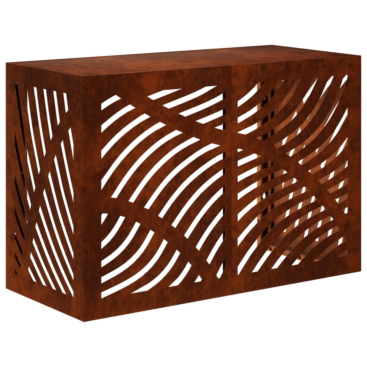 Airconditioner hoes Roestkleurig 90 x 40 x 60 cm weervast staal is nu te koop bij PeponiXL, paradijselijk wonen!