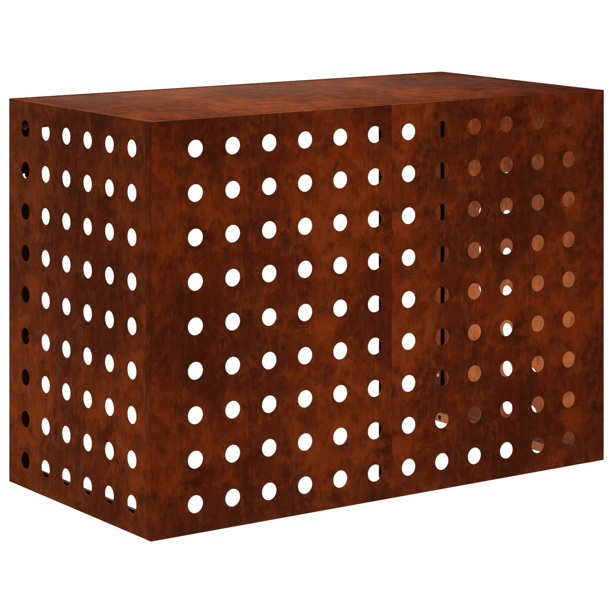 vidaXL Airconditioner hoes Roestkleurig 100 x 50 x 70 cm
