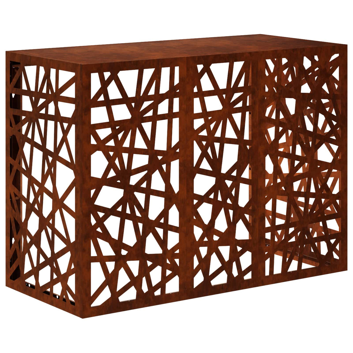 vidaXL Airconditioner hoes Roestkleurig 110 x 50 x 80 cm