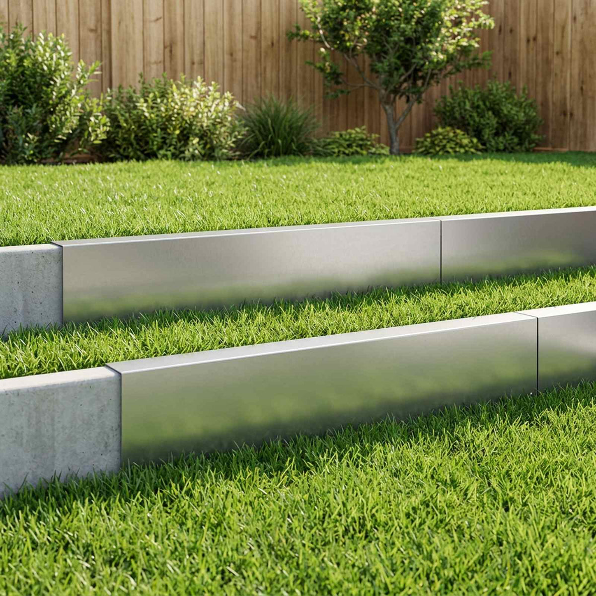 Afdekprofiel voor tuinafboording 10 st 100 x 6 x 15 cm is nu te koop bij PeponiXL, paradijselijk wonen!