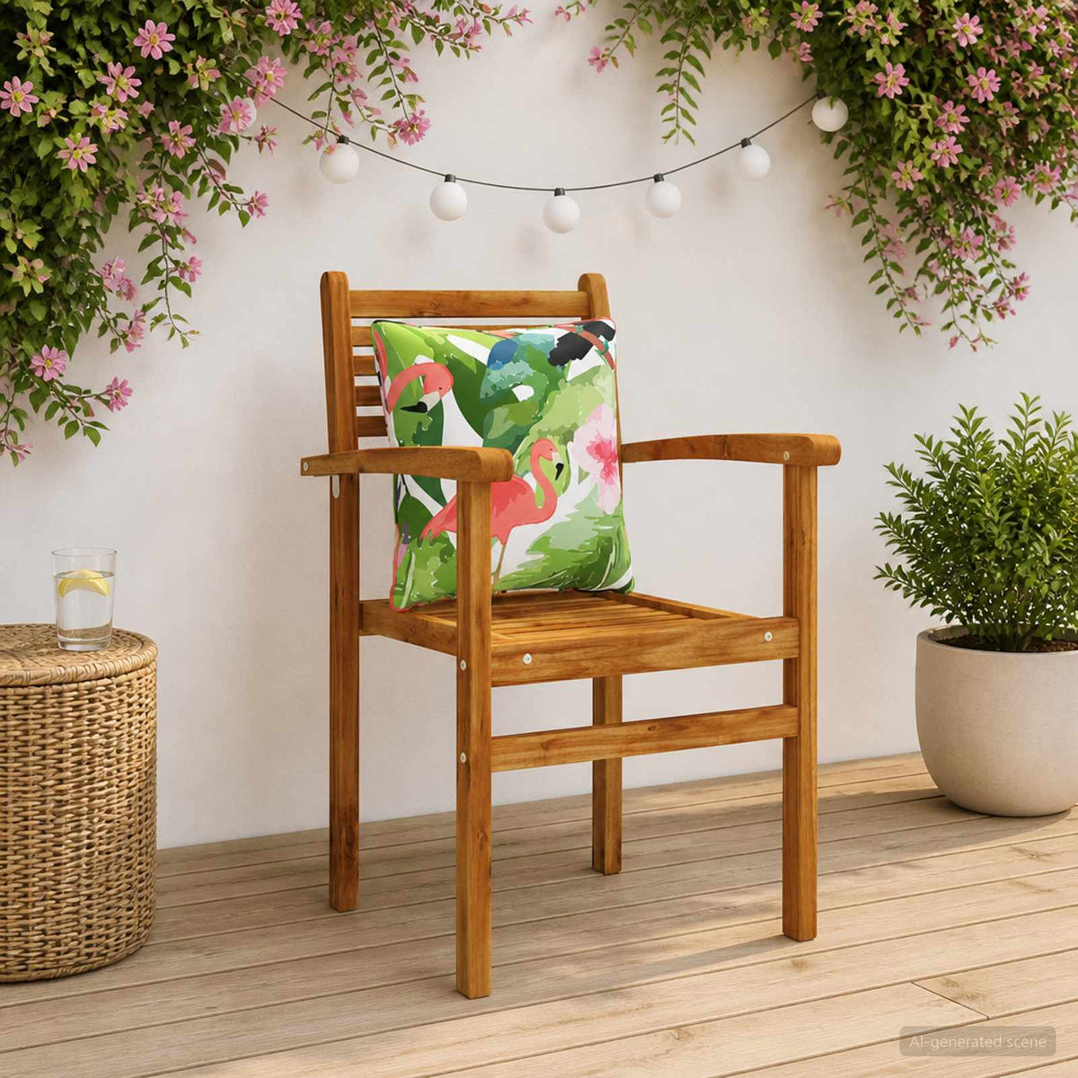 vidaXL 4-Delige Rugkussens PUTTEN 4 pcs 100% Polyester Meerkleurig