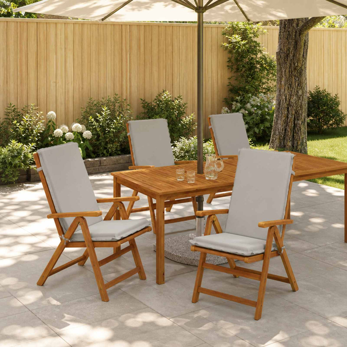 4-Delige Hoog Rug Bhair Kussens GEMERT 4 pcs 100% Polyester is nu te koop bij PeponiXL, paradijselijk wonen!