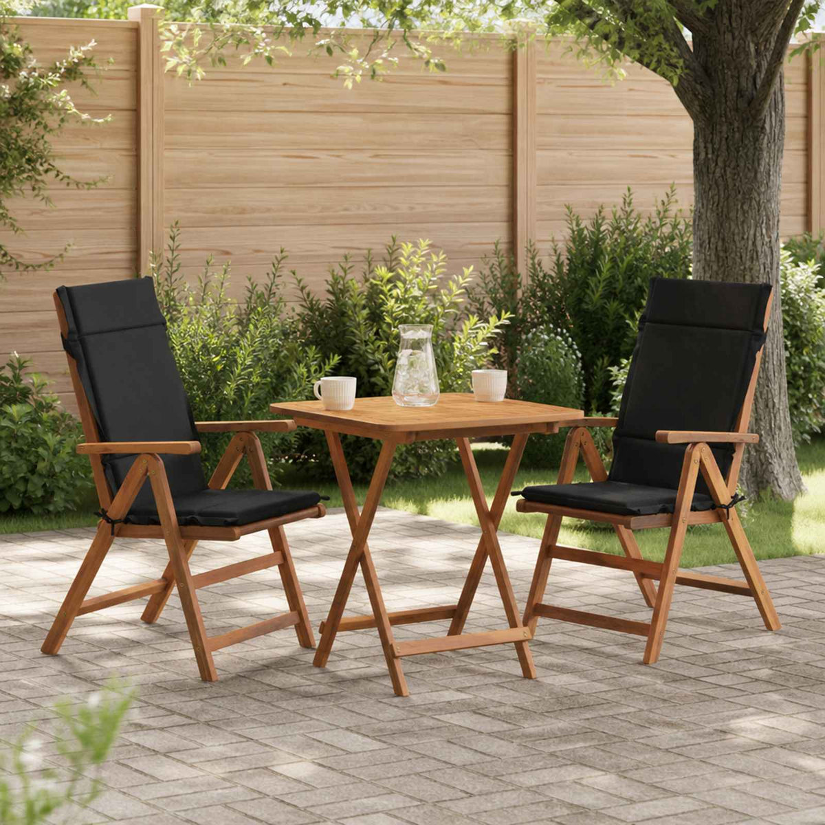 2-delige Hoogrug Kussen GEMERT 2 pcs 100% Polyester Zwart is nu te koop bij PeponiXL, paradijselijk wonen!