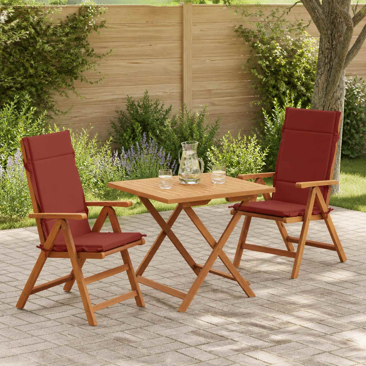 2-delige Hoogrug Kussen GEMERT 2 pcs 100% Polyester Rood is nu te koop bij PeponiXL, paradijselijk wonen!