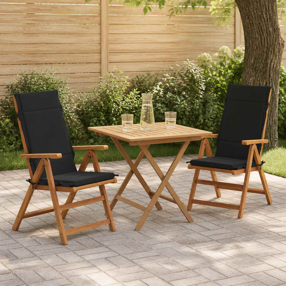 2-delige Hoogrug Kussen GEMERT 2 pcs 100% Polyester Zwart is nu te koop bij PeponiXL, paradijselijk wonen!