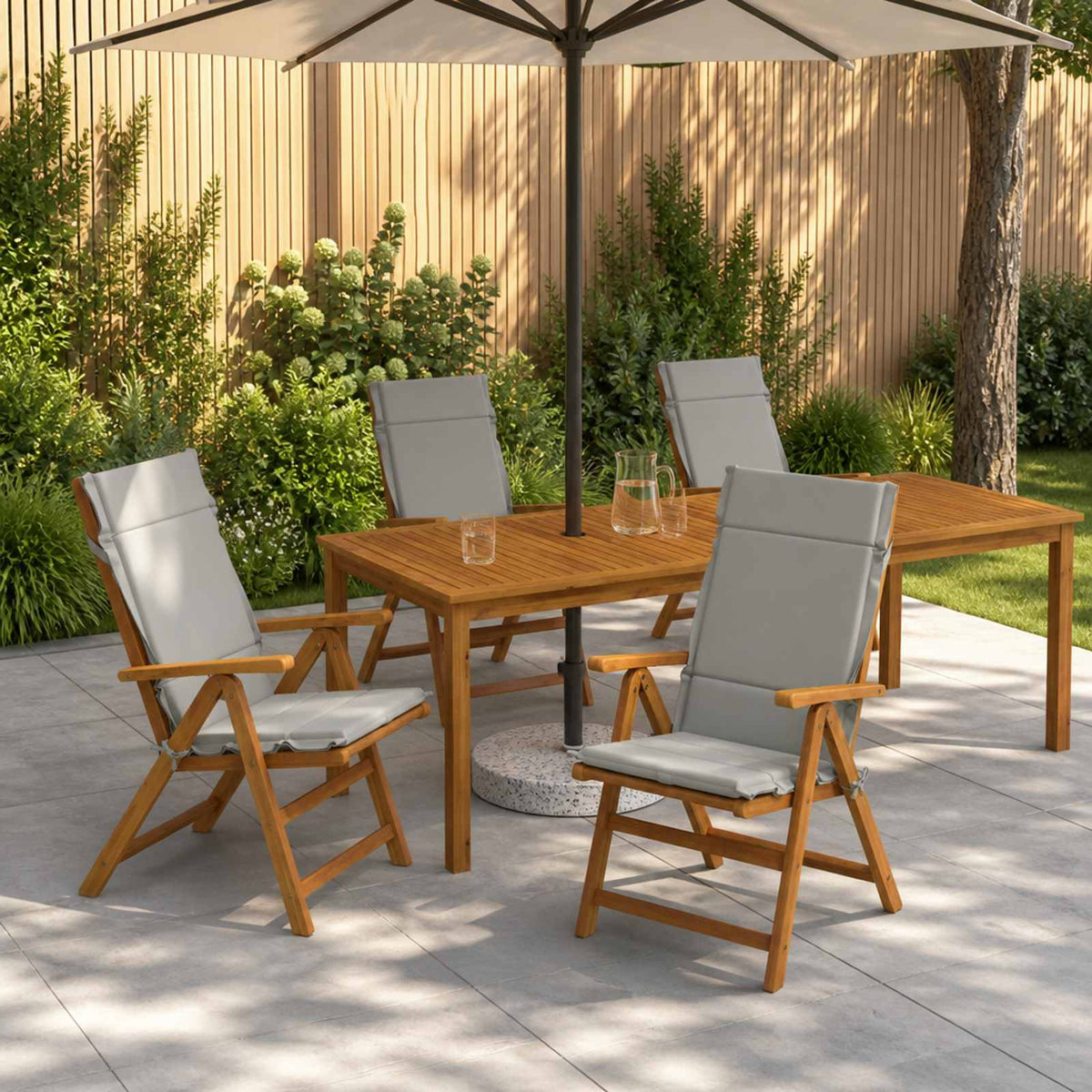4-delige Hoogrug Kussen GEMERT 4 pcs 100% Polyester Grijs is nu te koop bij PeponiXL, paradijselijk wonen!