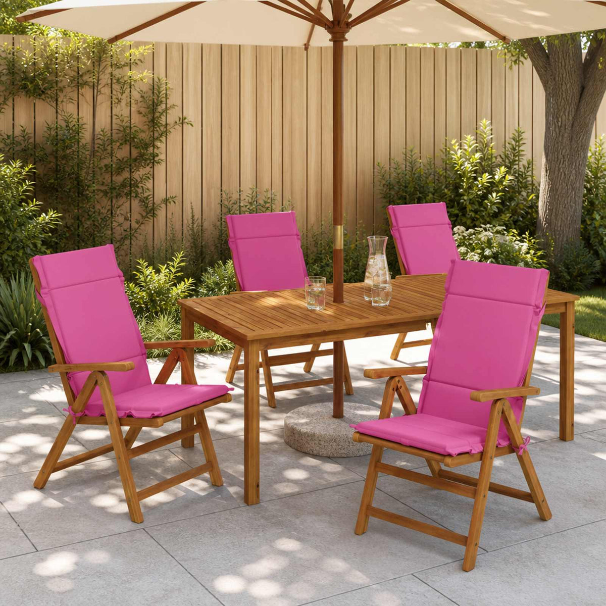 4-delige Hoogrug Kussen GEMERT 4 pcs 100% Polyester Roze is nu te koop bij PeponiXL, paradijselijk wonen!