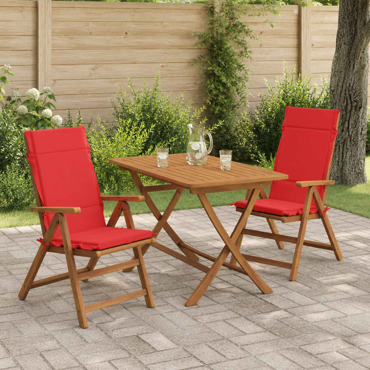 2-delige Hoogrug Kussen GEMERT 2 pcs 100% Polyester Rood is nu te koop bij PeponiXL, paradijselijk wonen!