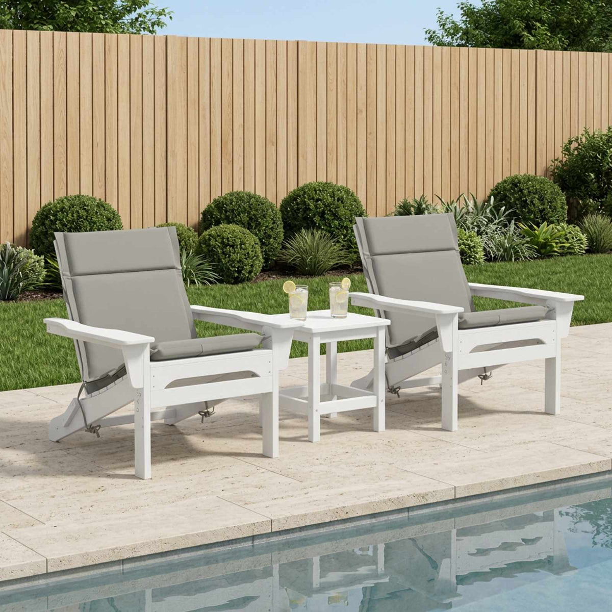 2-delige Hoogrug Kussen GEMERT 2 pcs 100% Polyester Grijs is nu te koop bij PeponiXL, paradijselijk wonen!