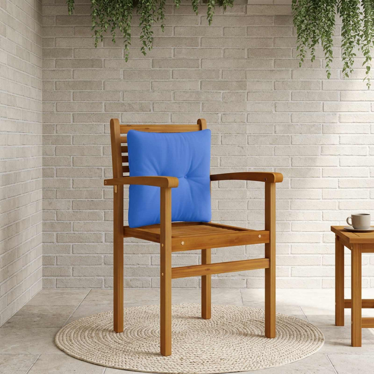 Rugkussen PUTTEN 100% Polyester Koninklijk Blauw is nu te koop bij PeponiXL, paradijselijk wonen!