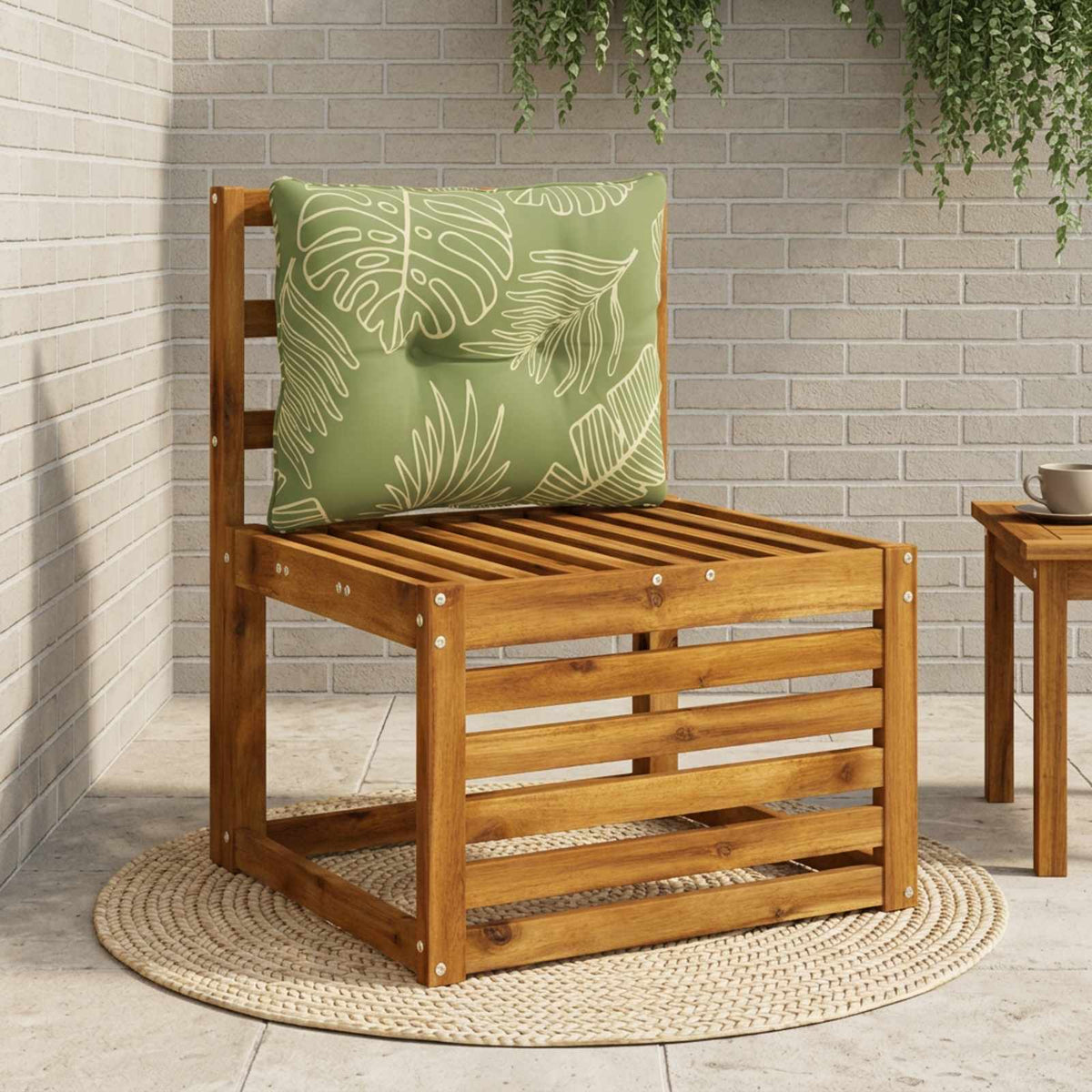Rugkussen PUTTEN 100% Polyester Bladontwerp 60 x 40 x 10 cm is nu te koop bij PeponiXL, paradijselijk wonen!