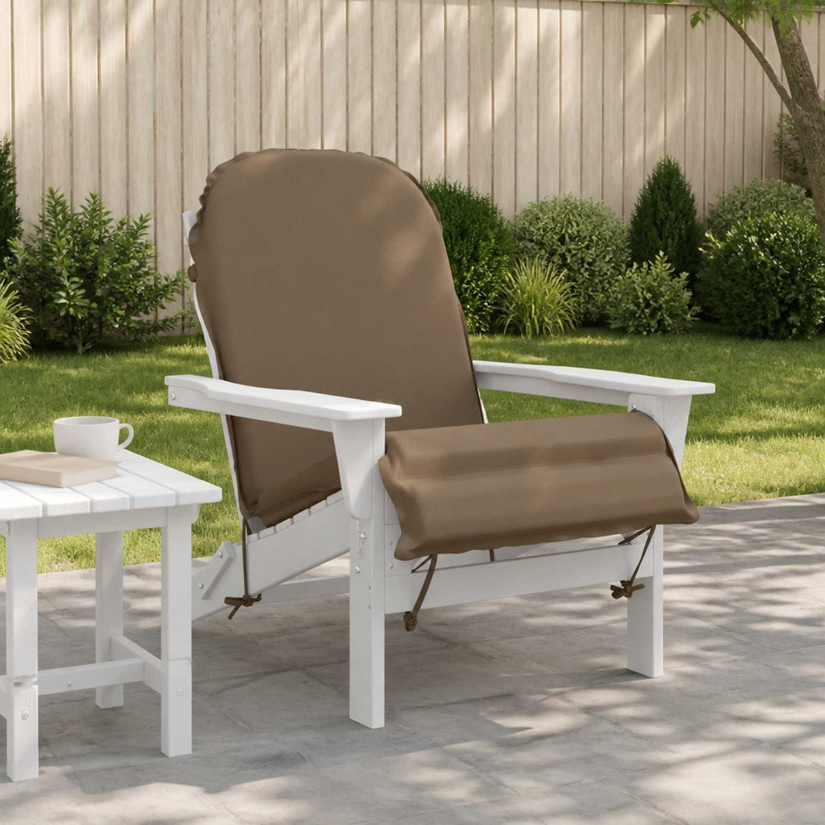 Zon Loungerkussen GEMERT 100% Polyester Taupe 55 x 135 x 6 cm is nu te koop bij PeponiXL, paradijselijk wonen!