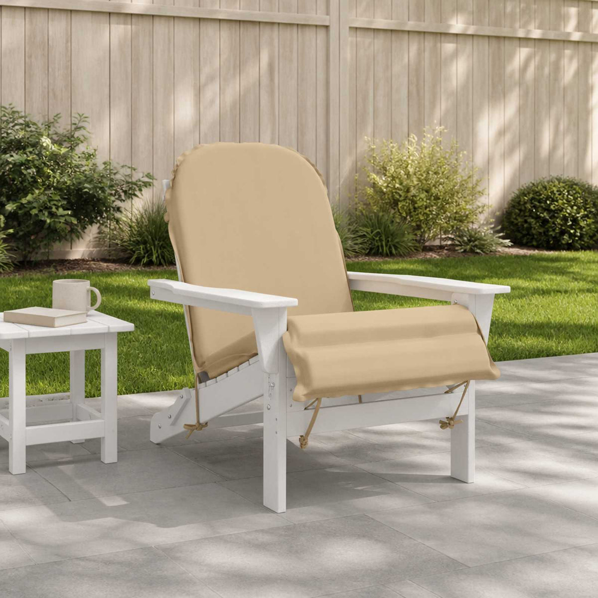 Zon Loungerkussen GEMERT 100% Polyester Beige 55 x 135 x 6 cm is nu te koop bij PeponiXL, paradijselijk wonen!