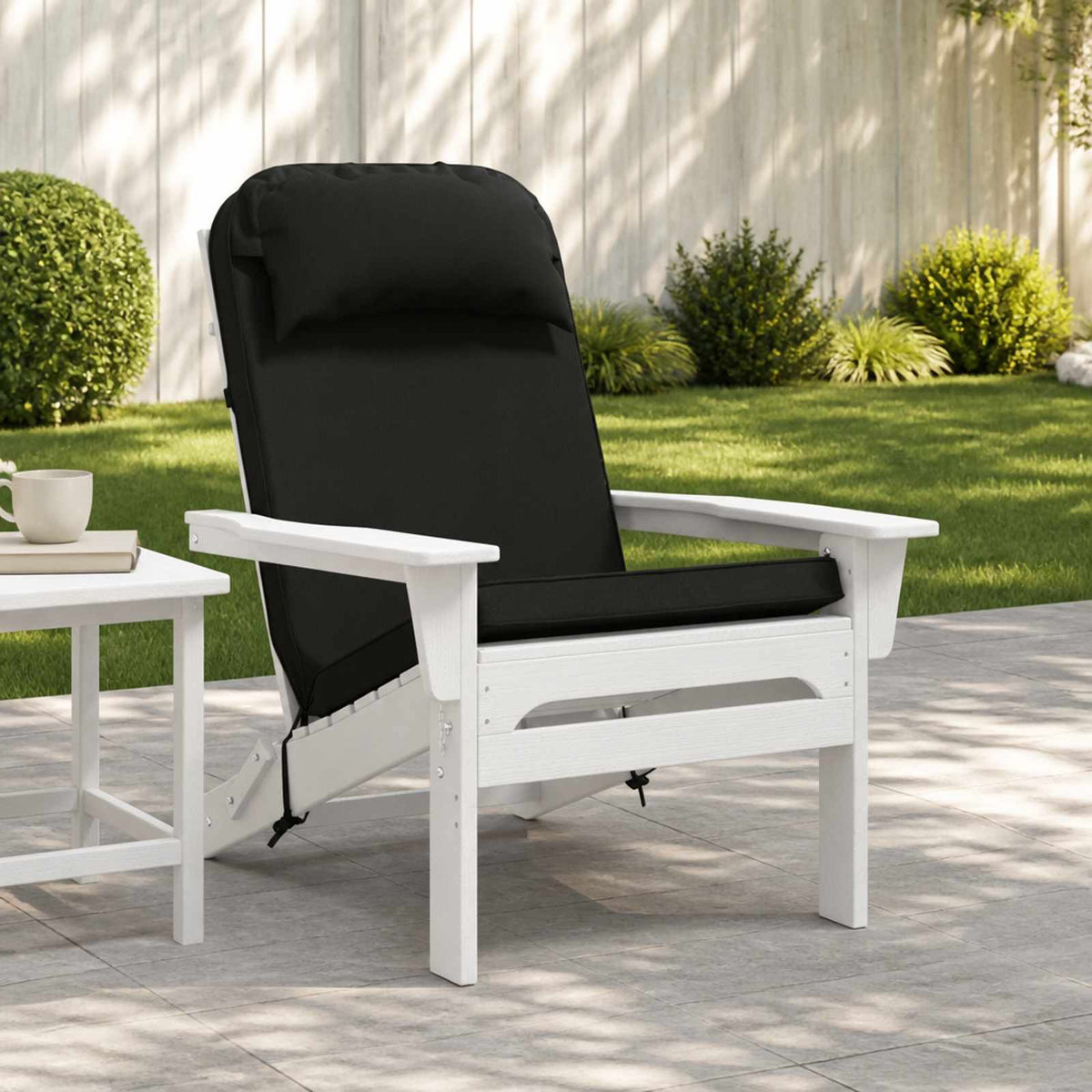 Zon Loungerkussen 100% Polyester Zwart 55 x 124 x 5 cm is nu te koop bij PeponiXL, paradijselijk wonen!