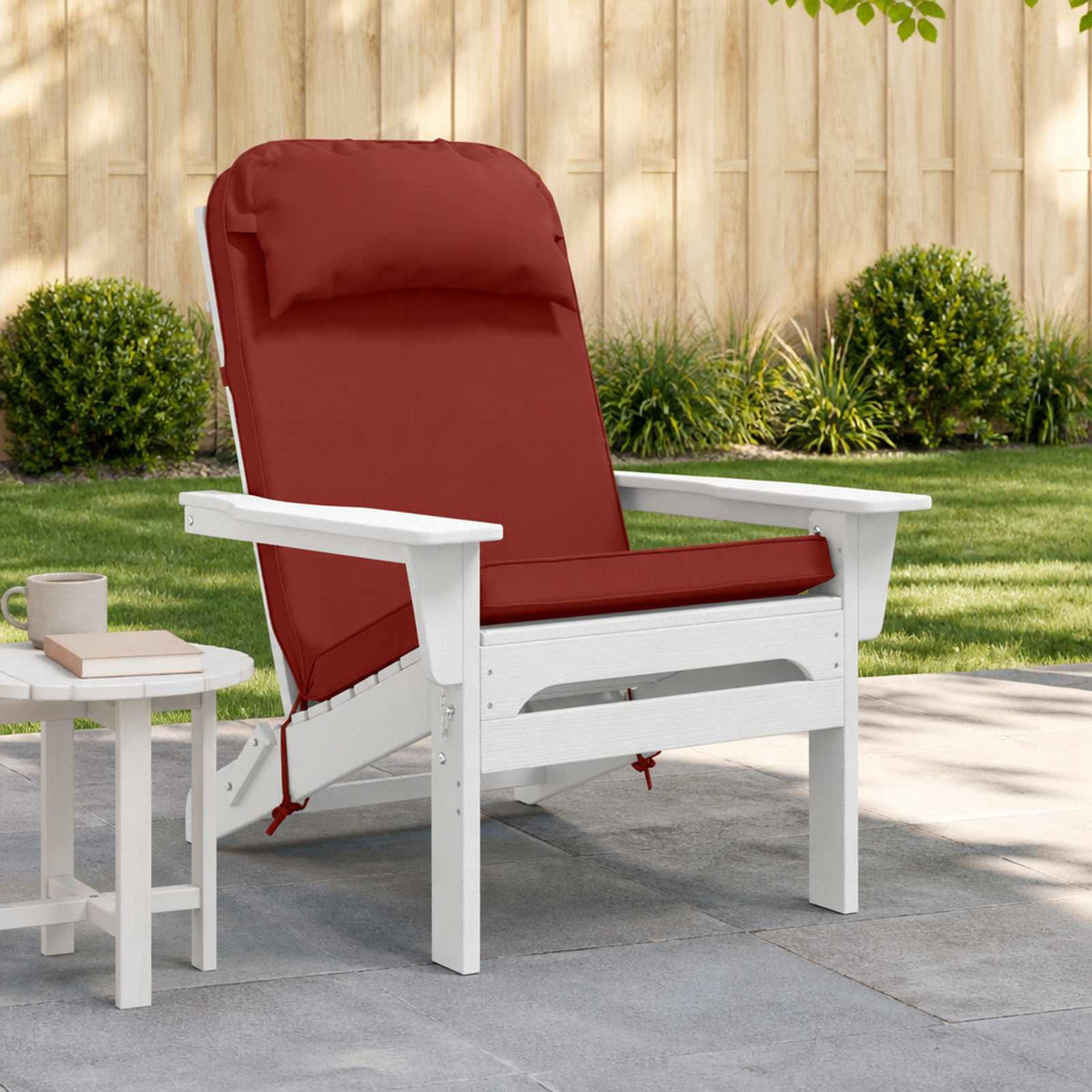 Zon Loungerkussen 100% Polyester Rood 55 x 124 x 5 cm is nu te koop bij PeponiXL, paradijselijk wonen!