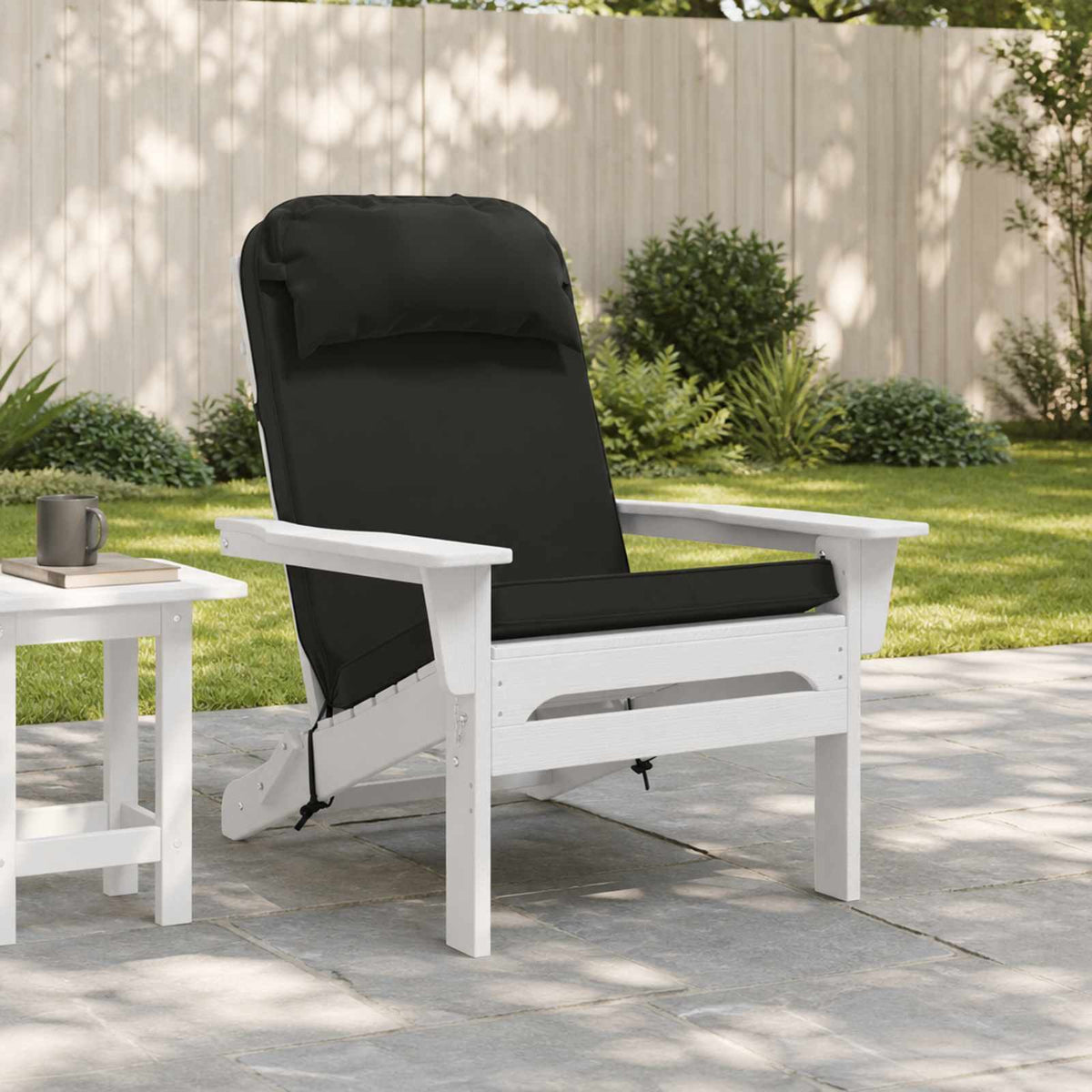 Zon Loungerkussen 100% Polyester Zwart 55 x 124 x 5 cm is nu te koop bij PeponiXL, paradijselijk wonen!