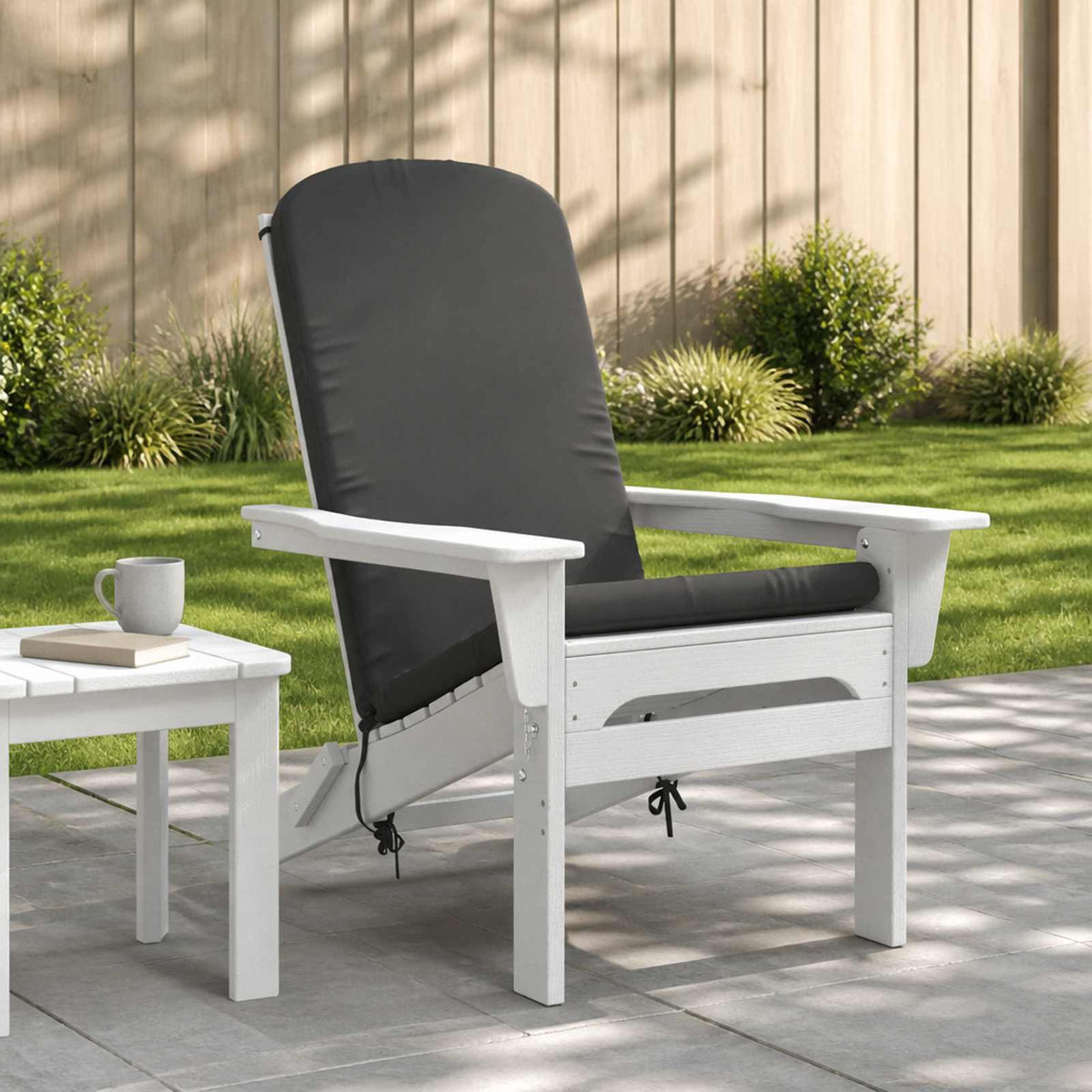 Zon Loungerkussen GEMERT 100% Polyester Antraciet is nu te koop bij PeponiXL, paradijselijk wonen!