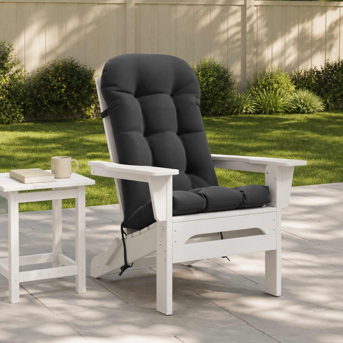 Zon Loungerkussen PUTTEN 100% Polyester Antraciet is nu te koop bij PeponiXL, paradijselijk wonen!