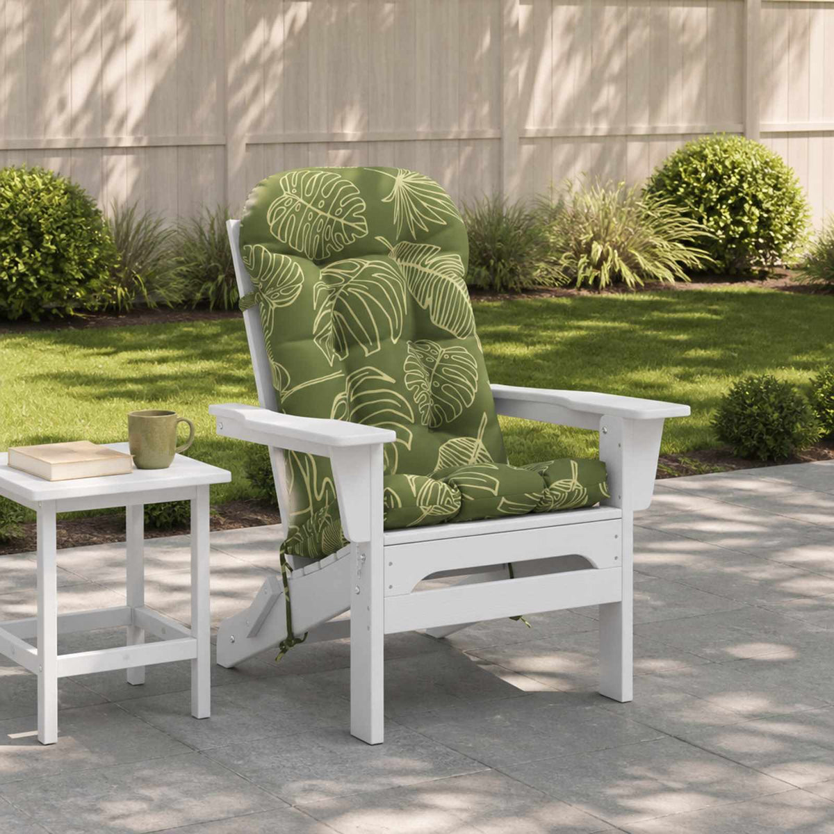 Zon Loungerkussen PUTTEN 100% Polyester Bladontwerp is nu te koop bij PeponiXL, paradijselijk wonen!