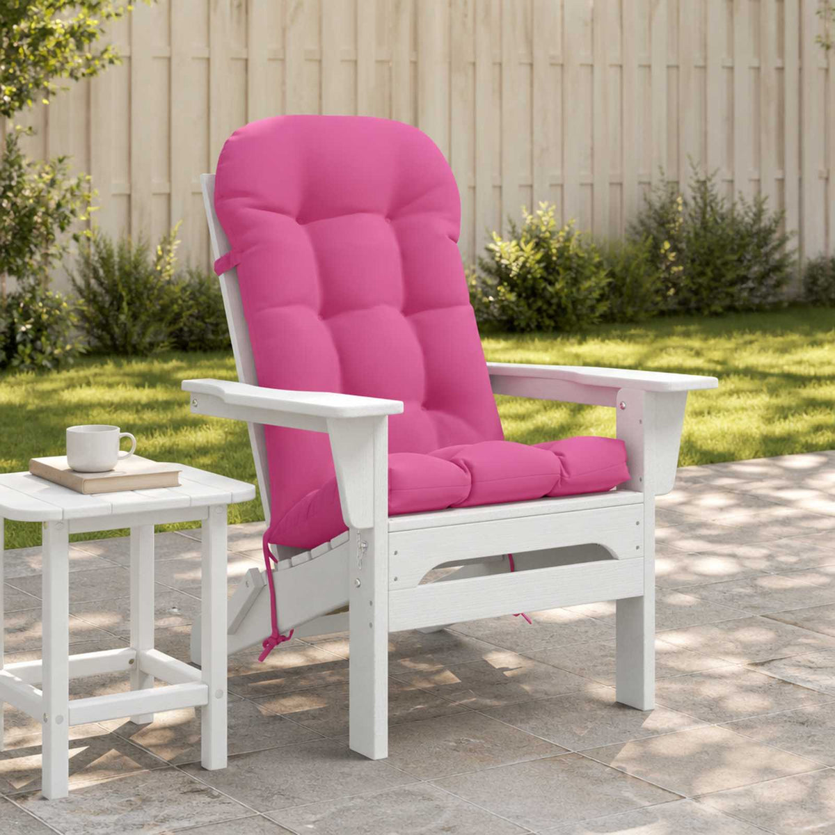 Zon Loungerkussen PUTTEN 100% Polyester Roze 48 x 112 x 10 cm is nu te koop bij PeponiXL, paradijselijk wonen!