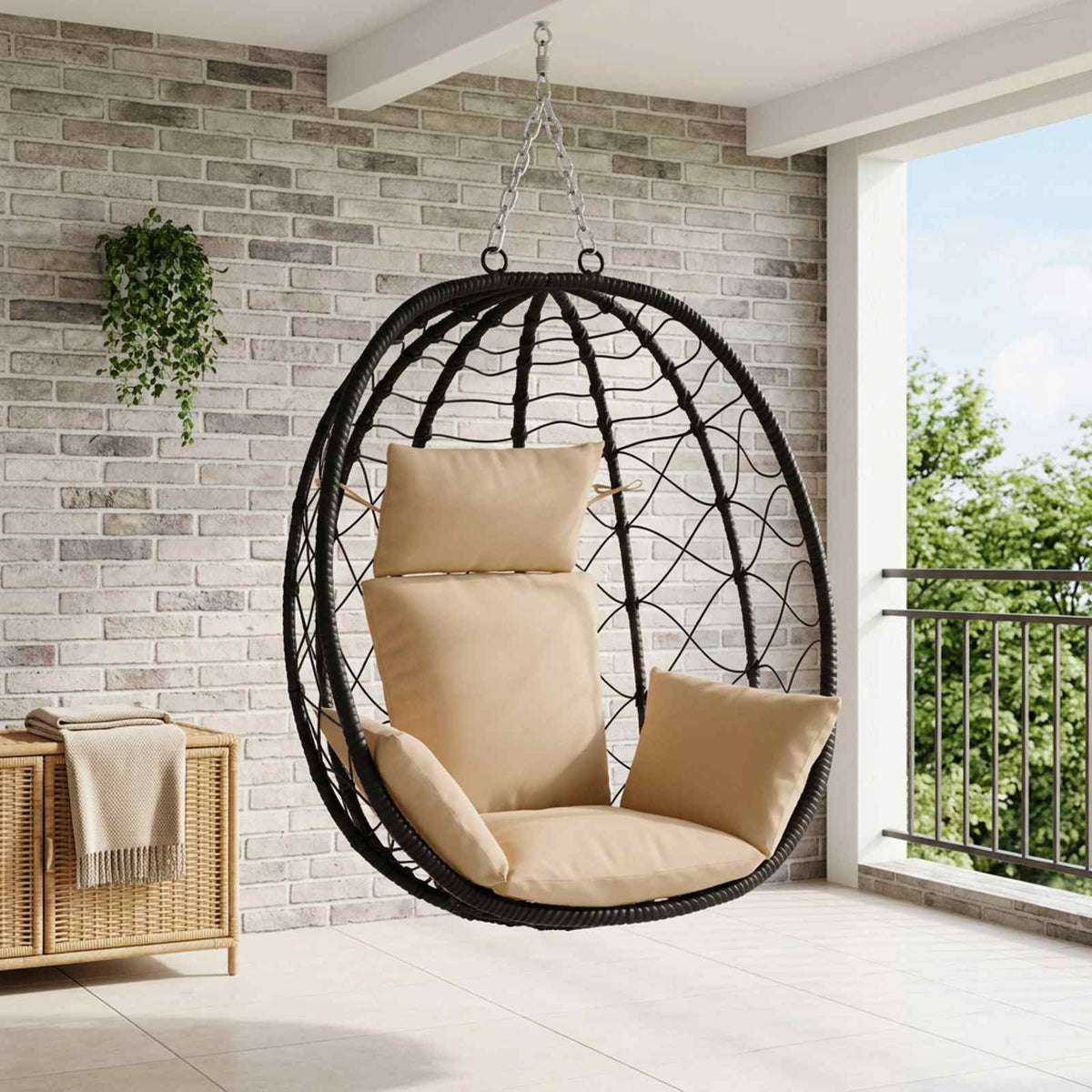 Adirondack Kussen PUTTEN 100% Polyester Zand 60 x 145 x 10 cm is nu te koop bij PeponiXL, paradijselijk wonen!