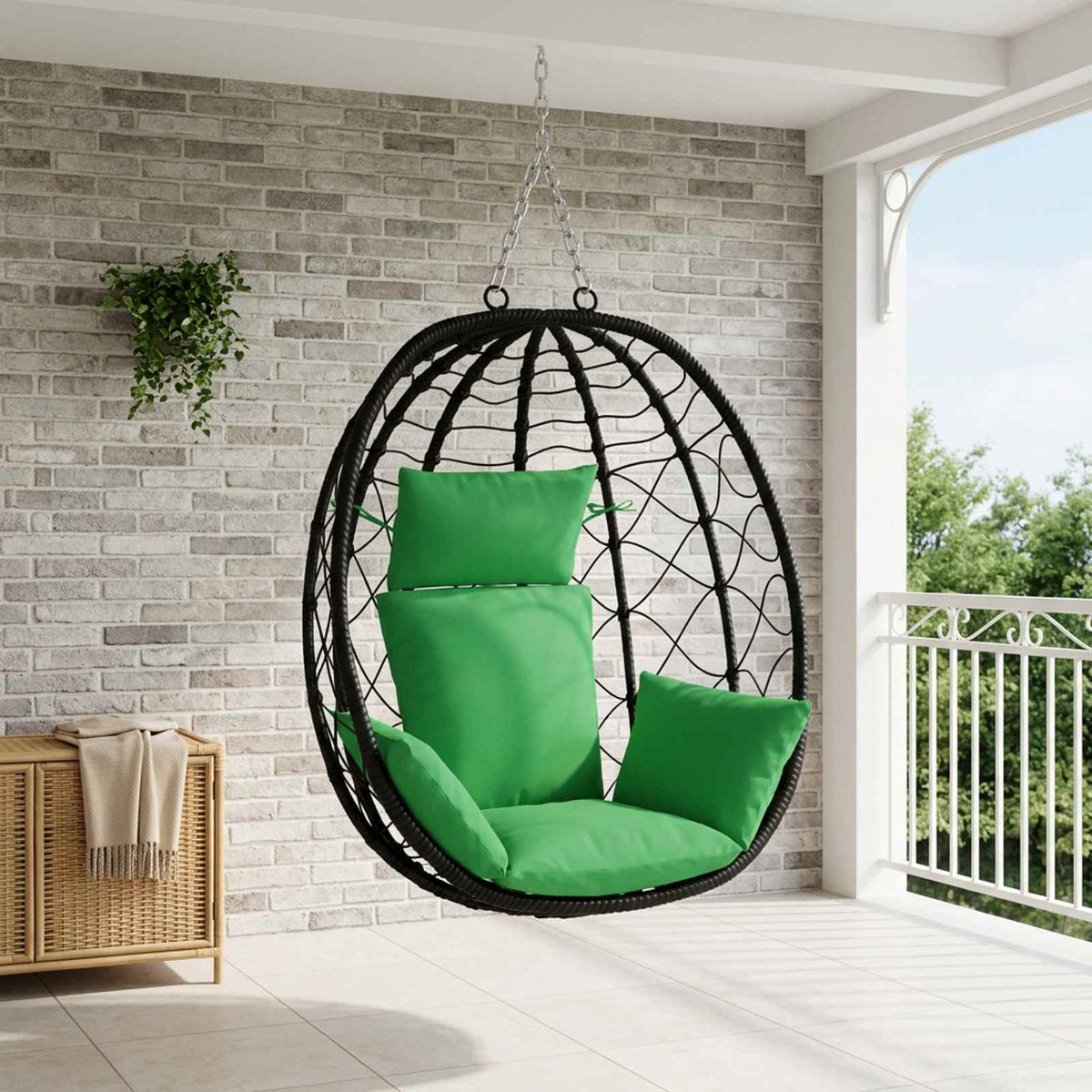 Adirondack Kussen PUTTEN 100% Polyester Groen 60 x 145 x 10 cm is nu te koop bij PeponiXL, paradijselijk wonen!