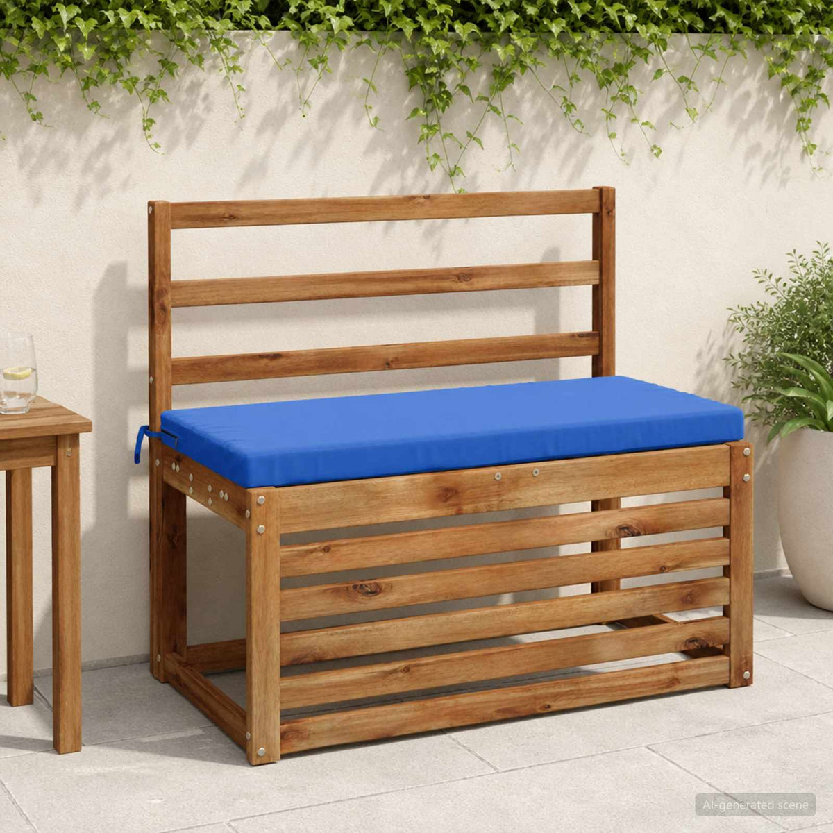 Bankkussen SOEST 100% Polyester Koninklijk Blauw 60 x 40 x 5 cm is nu te koop bij PeponiXL, paradijselijk wonen!