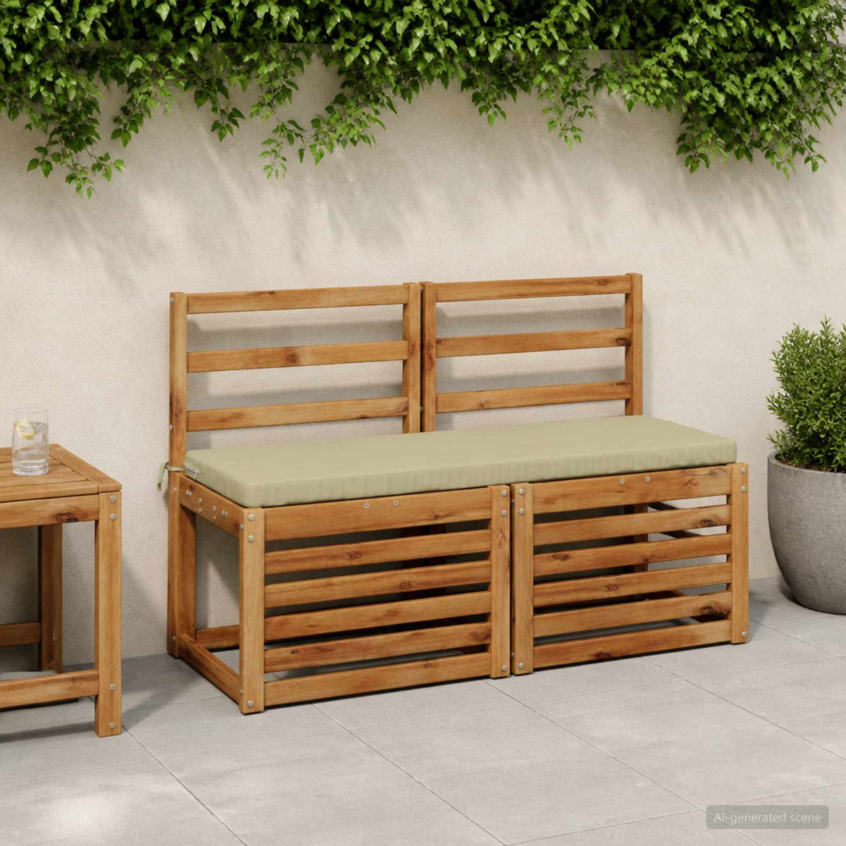 Bankkussen SOEST 100% Polyester Lichtgroen 110 x 40 x 5 cm is nu te koop bij PeponiXL, paradijselijk wonen!
