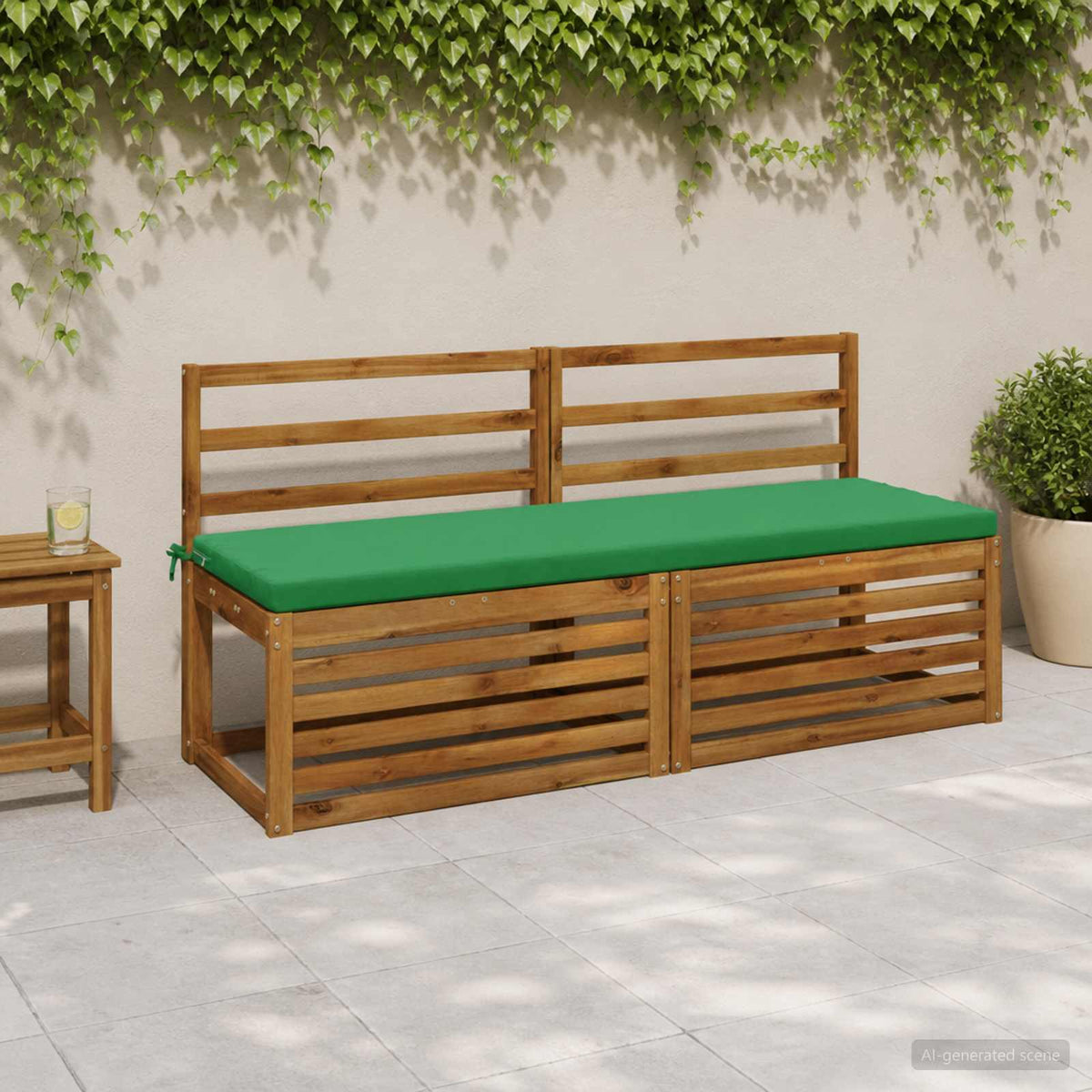Bankkussen SOEST 100% Polyester Groen 140 x 50 x 5 cm is nu te koop bij PeponiXL, paradijselijk wonen!
