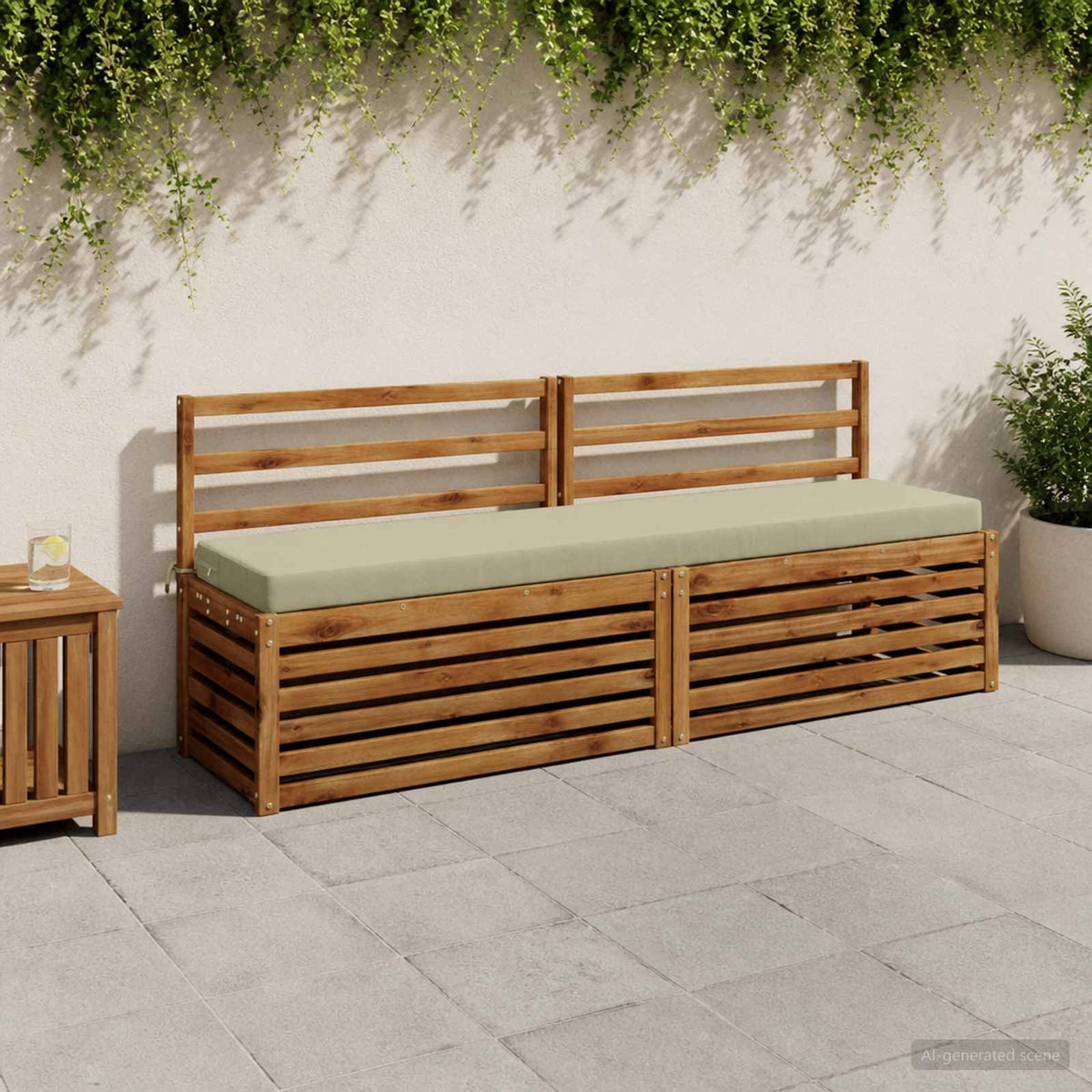 vidaXL 2-delige Bankkussens SOEST 2 st 100% Polyester Lichtgroen