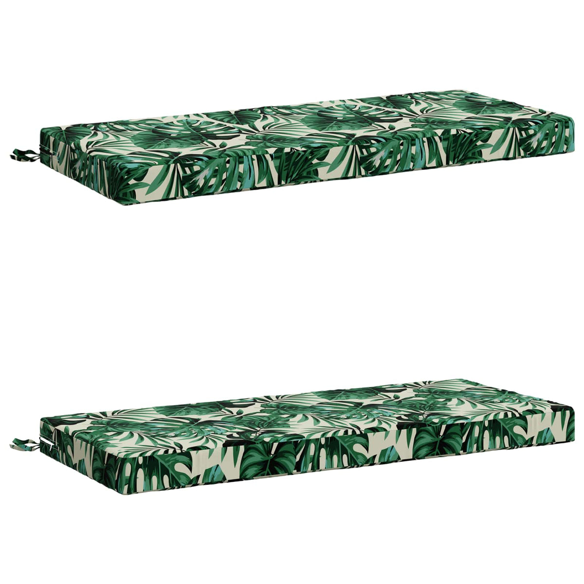 vidaXL 2-delige Bankkussens SOEST 2 st 100% Polyester Bladpatroon