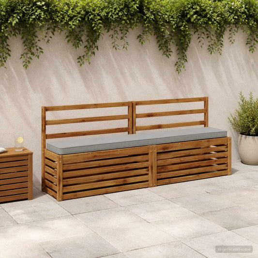 1-delig Bankkussen VUGHT 100% Polyester Grijs 180 x 30 x 5 cm is nu te koop bij PeponiXL, paradijselijk wonen!