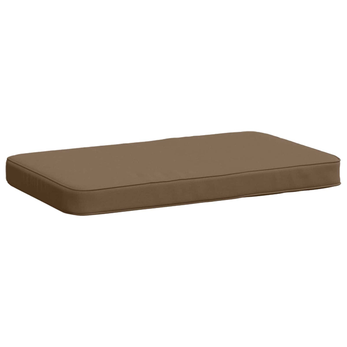 vidaXL 1-delig Bankkussen VUGHT 100% Polyester Taupe 60 x 40 x 5 cm