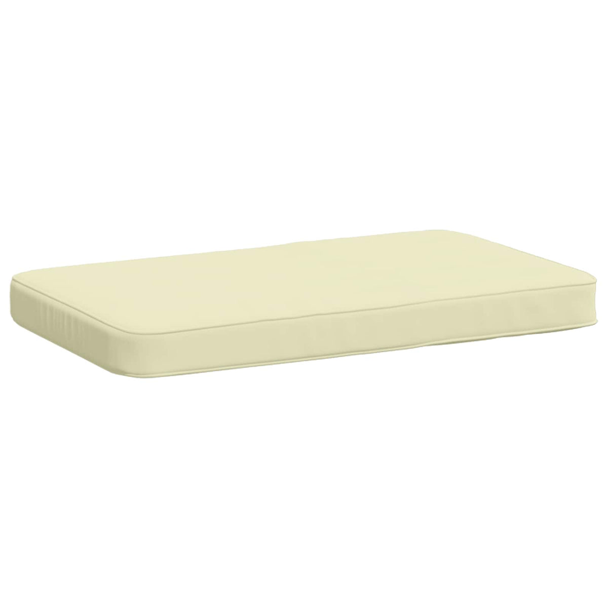 vidaXL 1-delig Bankkussen VUGHT 100% Polyester Crèmekleurig