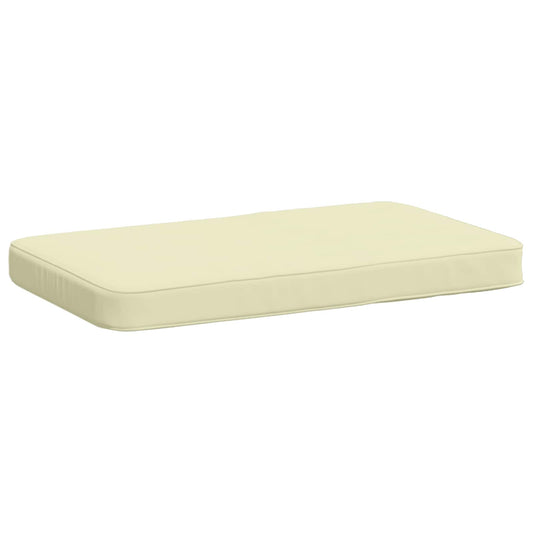 vidaXL 1-delig Bankkussen VUGHT 100% Polyester Crèmekleurig