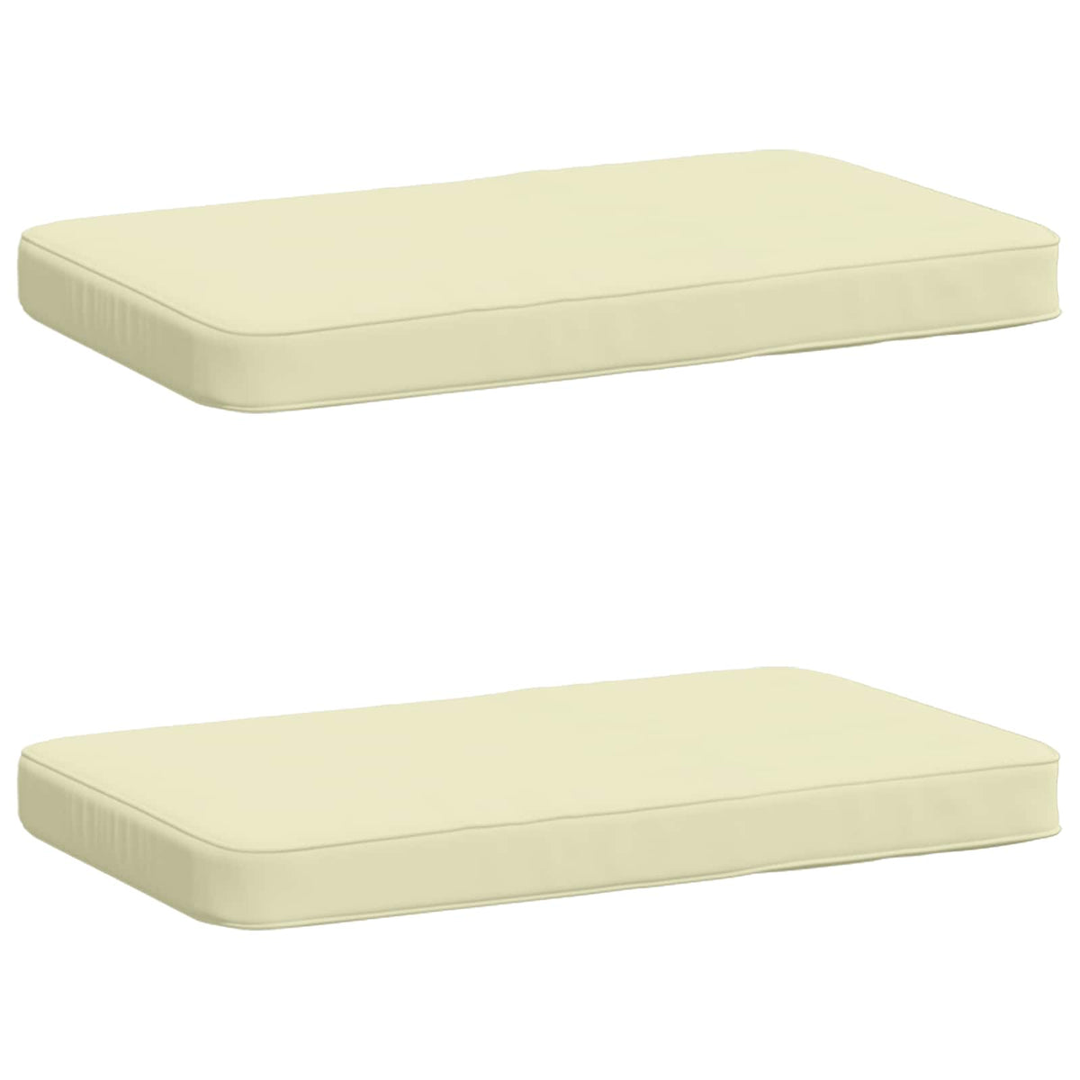 2-delige Bankkussens VUGHT 2 pcs 100% Polyester Crèmekleurig is nu te koop bij PeponiXL, paradijselijk wonen!