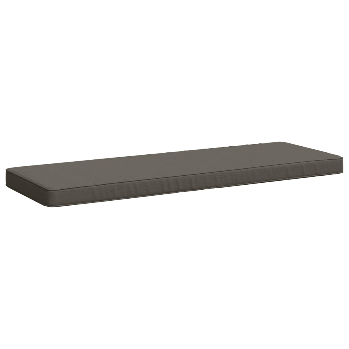 vidaXL 1-delig Bankkussen VUGHT 100% Polyester Grijs 110 x 40 x 5 cm