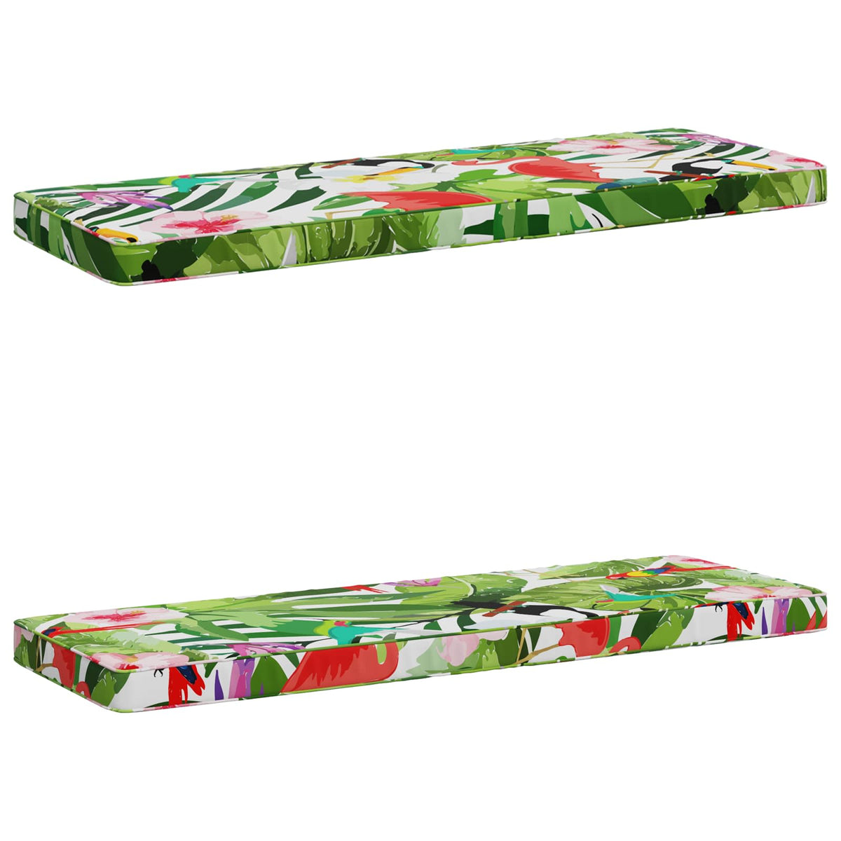 vidaXL 2-delige Bankkussens VUGHT 2 st 100% Polyester Meerkleurig