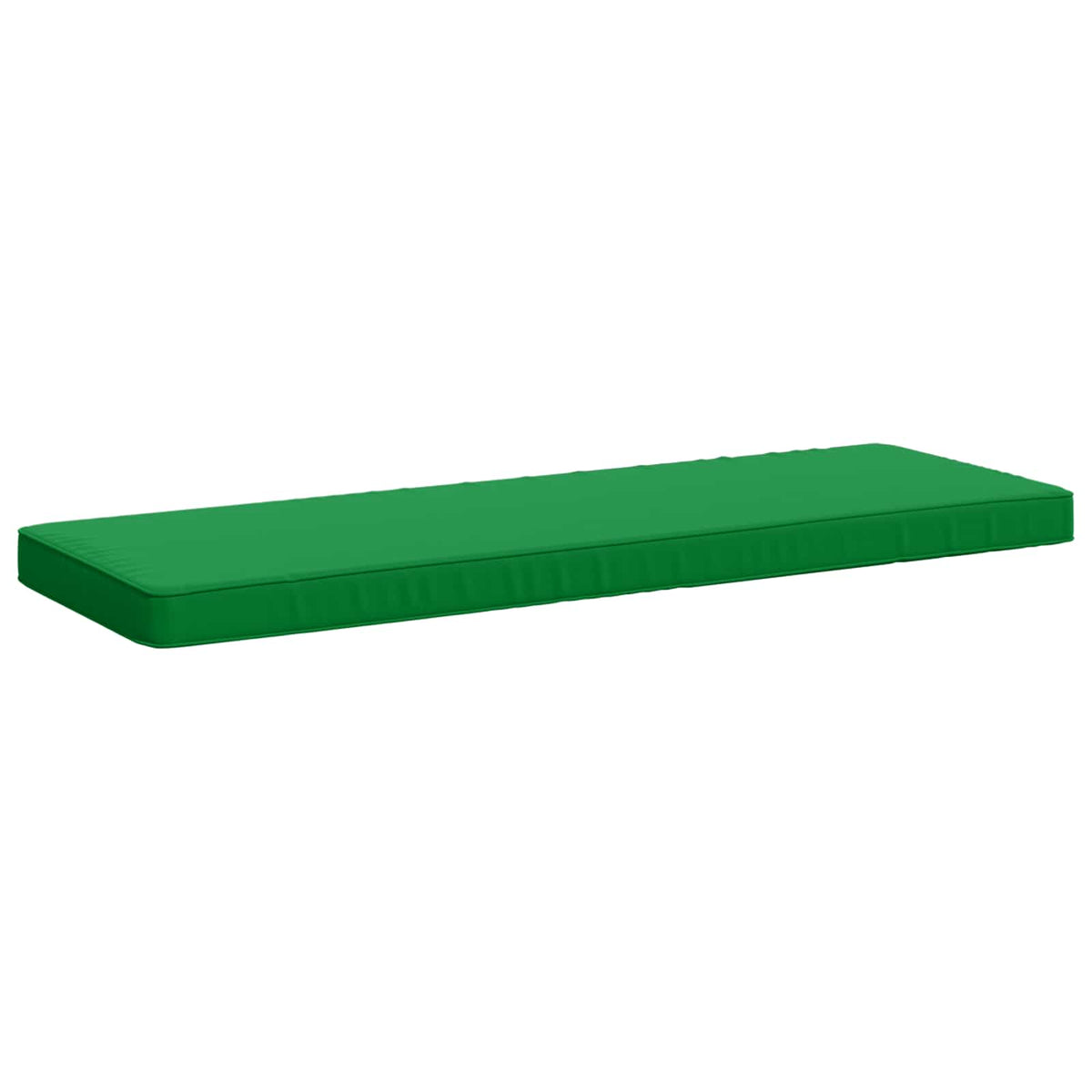 vidaXL 1-delig Bankkussen VUGHT 100% Polyester Groen 110 x 40 x 5 cm