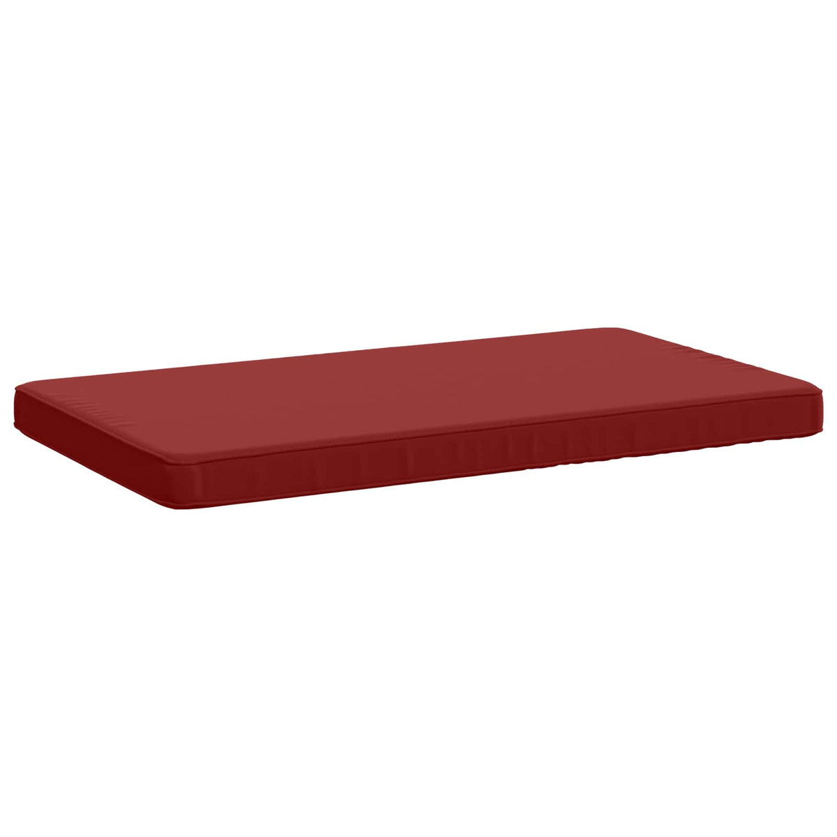 vidaXL 1-delig Bankkussen VUGHT 100% Polyester Wijnrood 60 x 50 x 5 cm
