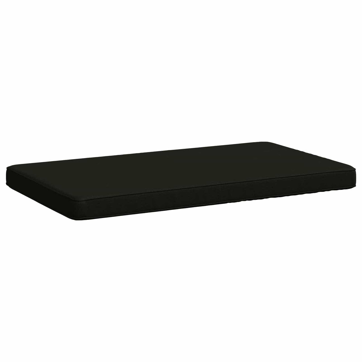 vidaXL 1-delig Bankkussen VUGHT 100% Polyester Zwart 80 x 50 x 5 cm