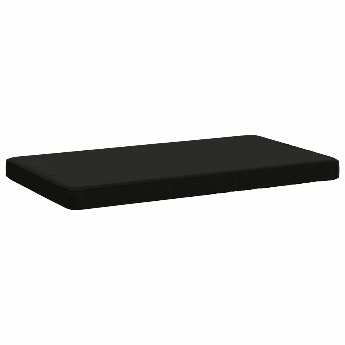 vidaXL 1-delig Bankkussen VUGHT 100% Polyester Zwart 80 x 50 x 5 cm