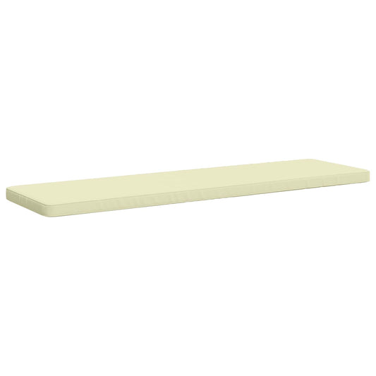 vidaXL 1-delig Bankkussen VUGHT 100% Polyester Crèmekleurig