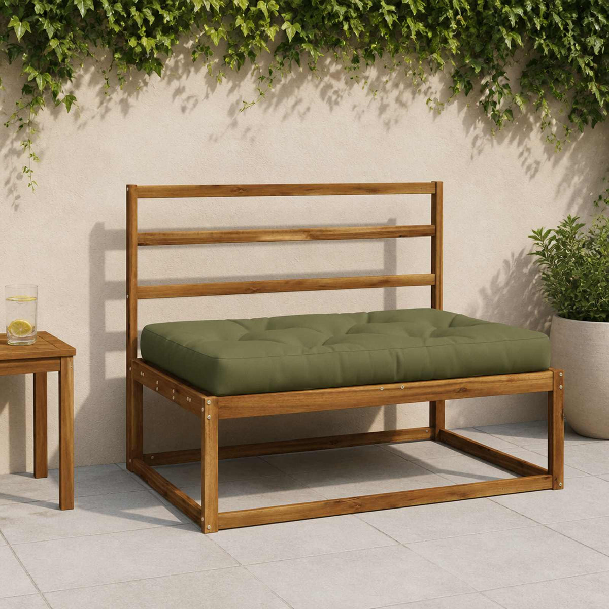 Pallet Zitkussen VIANEN 100% Polyester Olijfgroen is nu te koop bij PeponiXL, paradijselijk wonen!